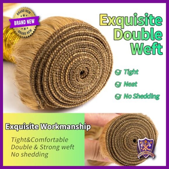 20 Inch Body Wave Human Hair Extensions Bundle, 1 Pack, Wavy Weave main image 7
